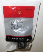 Radio Shack DPDT Heavy Duty Center-Off Toggle Switch (10A @125vac) #275-1533