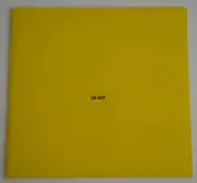 0320.30 - OPALESCENT MARIGOLD YELLOW 4" x 4" BULLSEYE 3mm THICK GLASS 90 COE