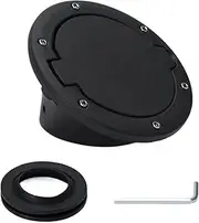 165 * 165mm Tank Cap Cover Compatible For Jeep Wrangler Accessories Car Styling Tank Covers Compatible For 2007-2018 Jeep Wrangler JK Car Oil Cap Fuel
