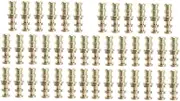 Healvian Sets Woodworking Table Leaf Dowel Aligner Socket Dowel Table Connector Bench Top Connector Pin