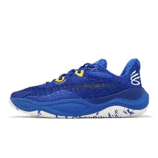 Under Armour 籃球鞋 Curry Splash 24 AP 男鞋 藍 黃 緩衝 支撐 咖哩 運動鞋 UA 3027262400