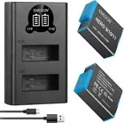 ENEGON Battery and Charger for GoPro Hero 11 Hero 10 Hero 9, 1800mAh 2 Pack Rech