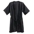 Hair Color Robe Stylist Smock Salon Client Gowns Kimono Style