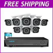 Smart 8MP 4K Security Camera System - Easy Installation & Weatherproof Design