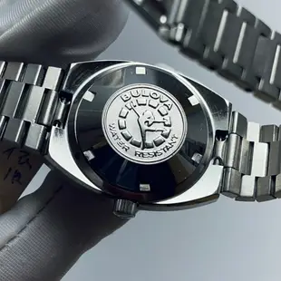 全新 絕美 BULOVA 寶路華 瑞士 SWISS 自動錶 早期老錶 古董錶 女 男錶 手錶 銀色 復古 簡約