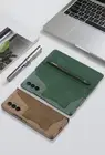 Card Pocket Case For Samsung Galaxy Z Fold 6 Pen Slot Folding Leather Armor Cove