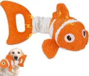 Squeaky Dog Toys, Durability Interactive Tug of War Puppy Toys for Indoor and Ou