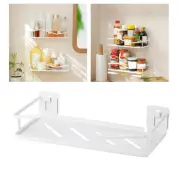 Spice Rack Wall Mount Hanging Storage Rack for Household Kitchen Bathroom