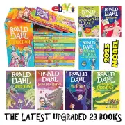 23 Books Roald Dahl Collection Children Reading Kids Set Fantasy Box Gift Book