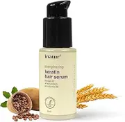 Inatur Keratin Hair Serum, Tangle Free & Frizz Free, Restores Shine, 50g
