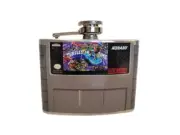 TMNT Turtles In Time SNES Theme 4 oz Hip Flask