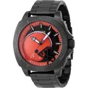 Invicta Men's Watch NFL Cleveland Browns Quartz Red and Black Dial Steel 47886