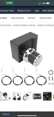 4 Outlet Electronic Battery Igniter Replacement Kit for 36 Inch Griddle