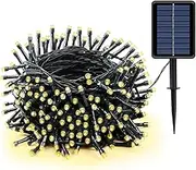 HELESIN Fairy Lights Outdoor, 200 LED String Lights 72FT/22m,Solar Garden Lights with 8 Modes,Christmas LED Lights Outdoor Waterproof for or Home,Lawn,Garden,Wedding,Party and Holiday(Warm White)