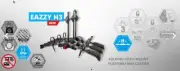 Hot Sale $829(RRP $899)Eazzy H3 (Hitch) 3 Bike Platform Rack