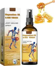 Magnesium Oil & Bee Venom Joint Healing Spray, 60ml/100ml Pure Magnesium Oil Spray, AdnoonMagnesium Oil and Bee Venom Spray for Pain Relief (60ml,1pcs)