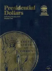 WHITMAN Presidential Dollar Number 2 Two 2012-2017 Folder Album #2182