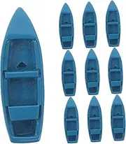 Precision Crafted Resin Mini Yacht Coastal Decor for Home Scale Boat Model Rowboat Nautical Ornament Set