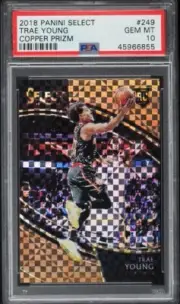 1 Trae Young Card + 9 Panini Cards NBA HOT Pack w/ 5 Rookies! Mystery Re-Pack