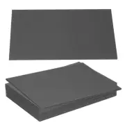 12x8x0.1" Chipboard Sheets 10Pcs 100PT Thick Book Board Binders Board, Black