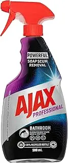 Ajax Professional Bathroom Disinfectant Cleaner, 500mL, Trigger Surface Spray