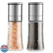 Salt and Pepper Grinder Set, Salt Grinder Pepper Mill