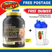 Maxs Anabolic Night 1.82kg - Vanilla - Free Postage
