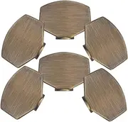 Yardwe Unique Guitar Tuning Handles 6pcs Metal Knobs Antique Brushed Finish Easy to Install for Guitars