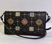 Coach Prairie Rivets Foldover Crossbody Clutch