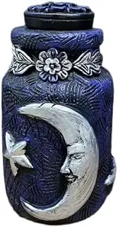 Sculpture Statue Antiques Collectables，Retro European Style Resin Decorative Bottle Moon Bottle Butterfly Bottle Pendant Props Photography Crafts Home Decorations (Color : B) (Color : B)