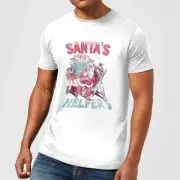 DC Santa's Helpers Men's Christmas T-Shirt - White