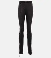 [Dion Lee] Dion Lee Hinge-seam leather pants AU 10 black