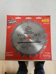 VERMONT AMERICAN 7 1/4" 18 TOOTH CARBIDE RIPPING AND FRAMING CIRCULAR SAW BLADE