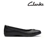 【CLARKS】女款MEADOW AVE 低調別緻線形交錯設計娃娃鞋 CLF79646C