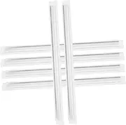 FELTECHELECTR Rubber Squeegee Replacement Blades 6pcs Set for Window Cleaning Sturdy Aluminum Alloy Easy Installation Versatile for Shower Doors Tiles