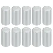 100Pcs PVC Heat Shrink Wine Bottle Caps, 1.2" Wine Shrink Wrap Sleeve Cap Silver