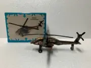 APACHE HELICOPTER BRONZE DIE CAST METAL COLLECTIBLE PENCIL SHARPENER NEW / BOX