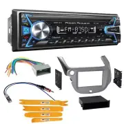 Single DIN USB, AUX, Bluetooth AM/FM Car Radio Receiver for 2009-2013 Honda FIT