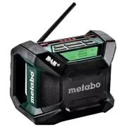 Metabo 600778380 R 12-18 DAB+ BT da Lavoro Bluetooth Radio 240V & LI-ION Spoglio