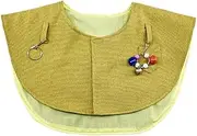 JISADER Parrot Anti Scratch Shoulder Protector Bird Diaper Pet Shoulder Pad for Sun Conures, Yellow