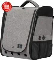Bird Travel Bag Portable Pet Bird Parrot Backpack Transparent Breathable Travel