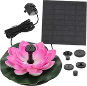 Solar Fountain Outdoor Water Feature Features Bath Water Fountain for Pond Pool Lily Patio Garden Fountains Powered Solar Water Pump Engineering Plastics Colorful