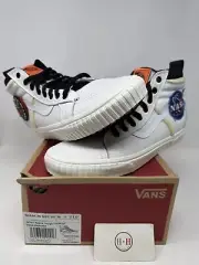 New Vans NASA Sk8 Hi MTE DX Space Voyager 2018 Size 11 Authentic DS White Skate