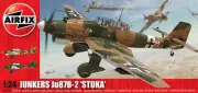 Airfix Products A18002 1:24 Junkers Ju-87B-2 Stuka Military Aircraft Plane Kit