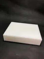 White Acetal Block 1.75"x6"x8" CNC Machining (b03)