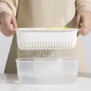 1 Set of Reusable Kitchen Colander Bowl Fruit Vegetable Washing Bowl Strainer