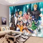 Brave Men Fighting Blood 3D Blockout Photo Print Curtain Fabric Curtains Window