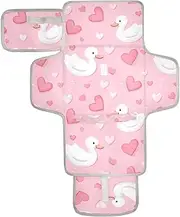 Reusable Changing Table Pads with Tissue Pocket Diaper mat Changing pad for Moms, Dads