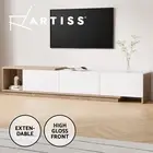 TV Unit Extendable Entertainment Unit 190-260cm Storage Drawers Stand-Artiss