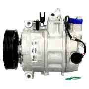 AC Compressor For 2014-2017 Audi SQ5 Aluminum With 6 Groove Pulley Voltage 12V
